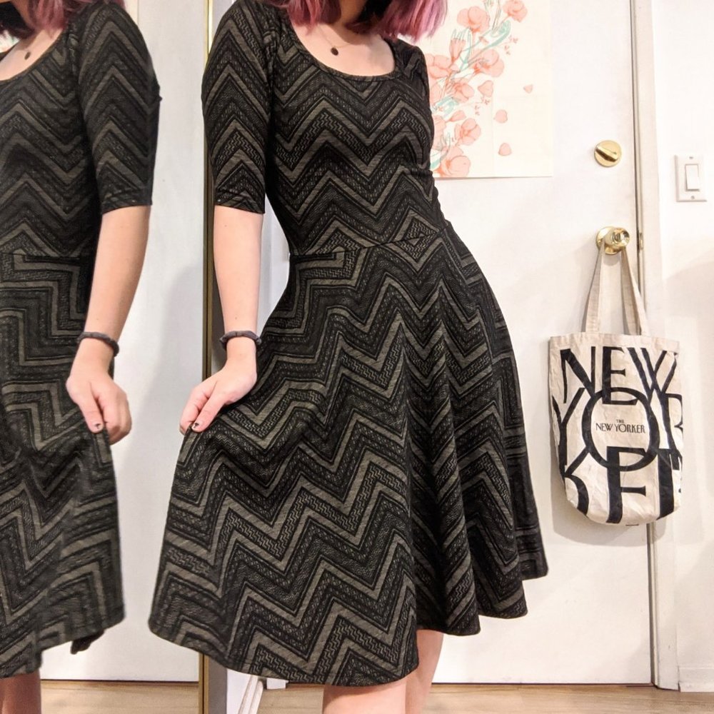 NWOT lularoe midi dress, size XS